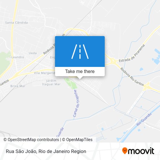 Rua São João map