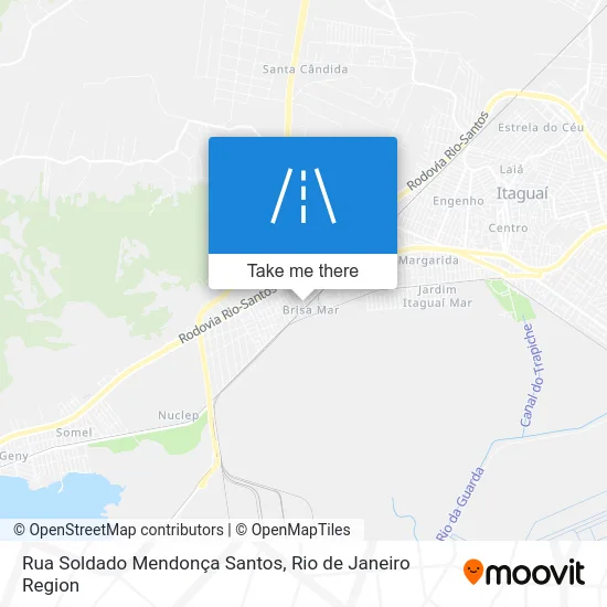 Rua Soldado Mendonça Santos map