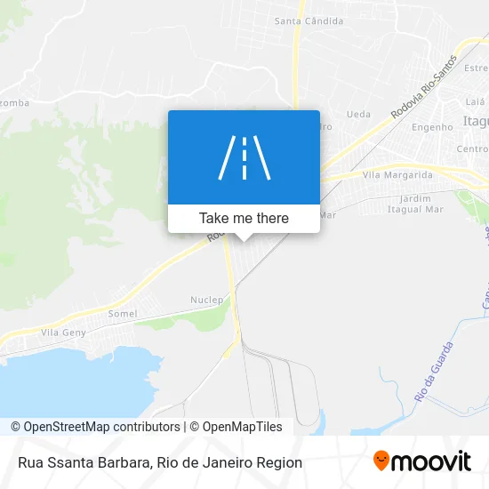 Rua Ssanta Barbara map