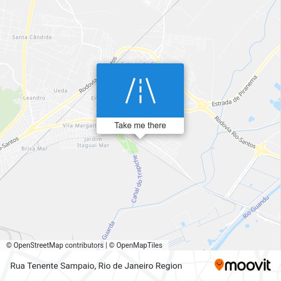 Rua Tenente Sampaio map