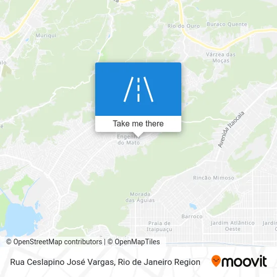 Rua Ceslapino José Vargas map