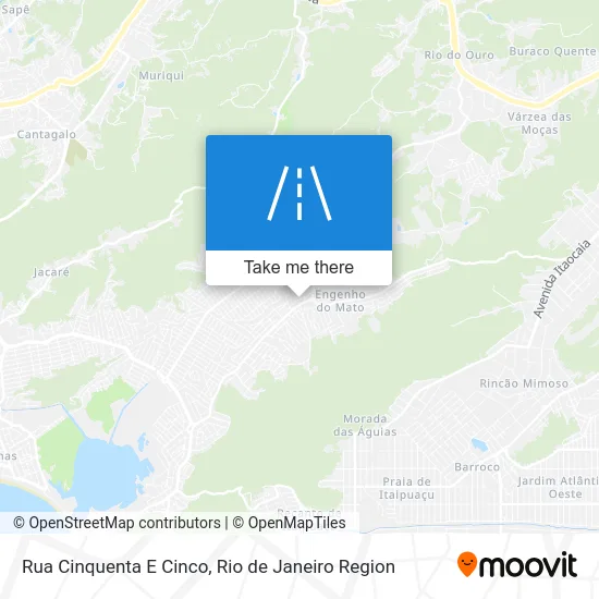 Rua Cinquenta E Cinco map