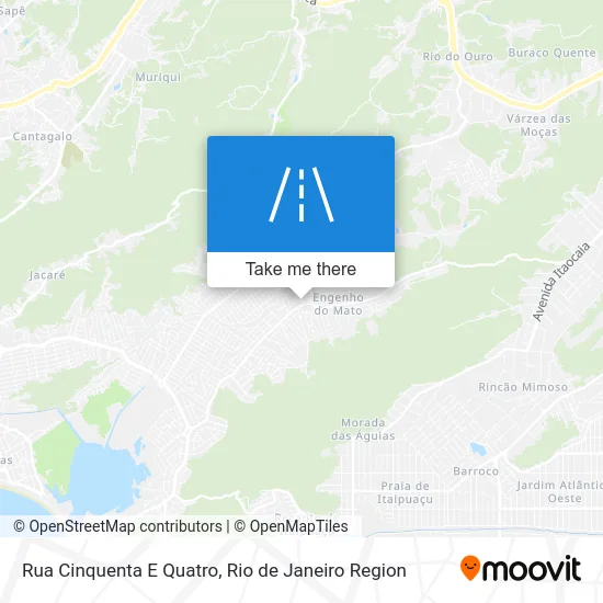 Rua Cinquenta E Quatro map