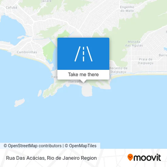 Rua Das Acácias map