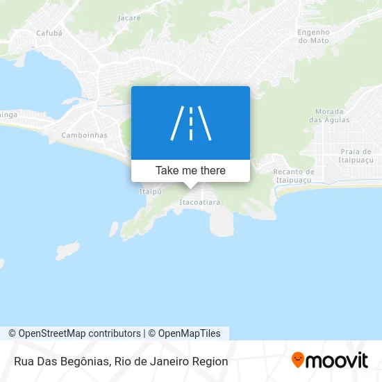 Rua Das Begônias map