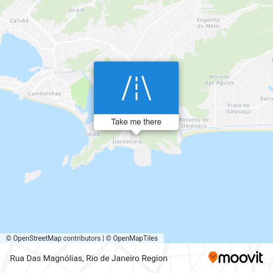 Rua Das Magnólias map
