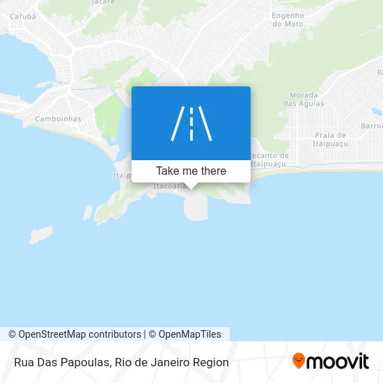 Rua Das Papoulas map