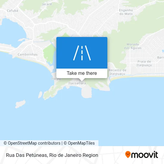 Rua Das Petúneas map