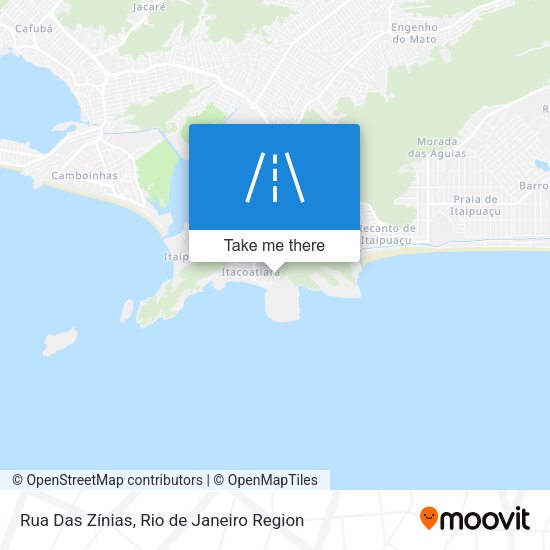 Rua Das Zínias map