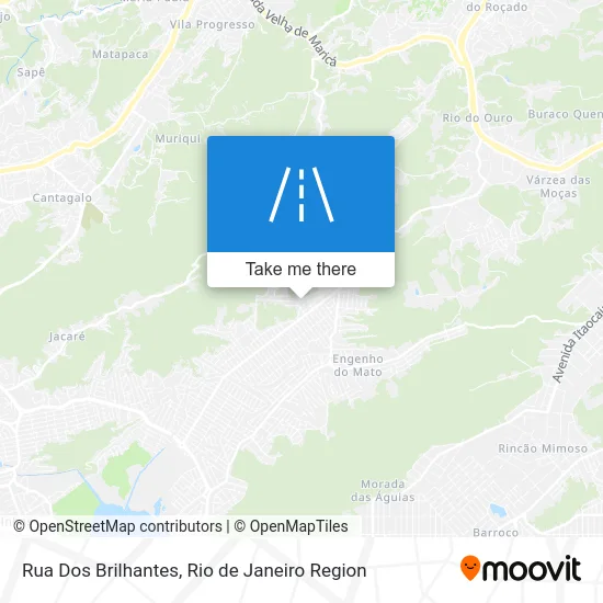 Rua Dos Brilhantes map