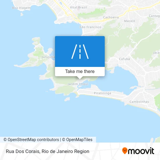 Rua Dos Corais map