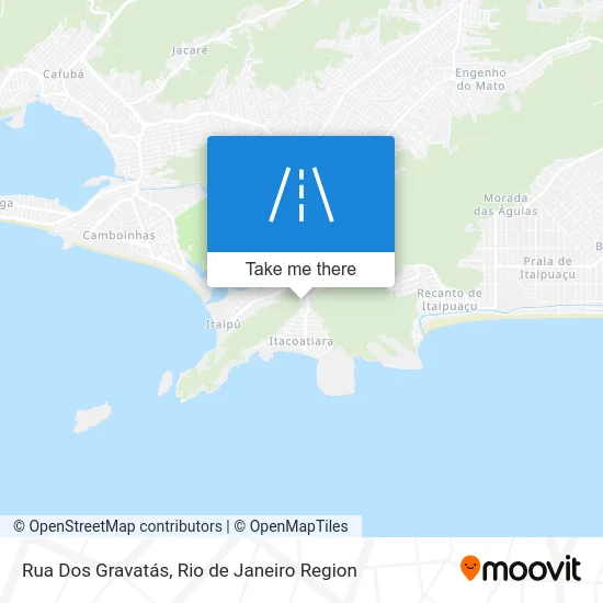 Rua Dos Gravatás map