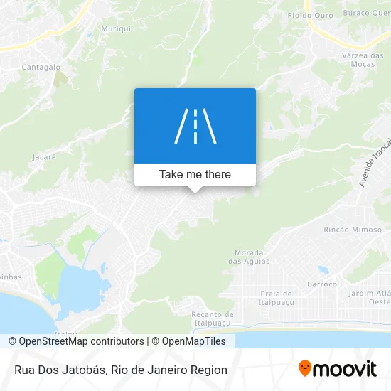Rua Dos Jatobás map