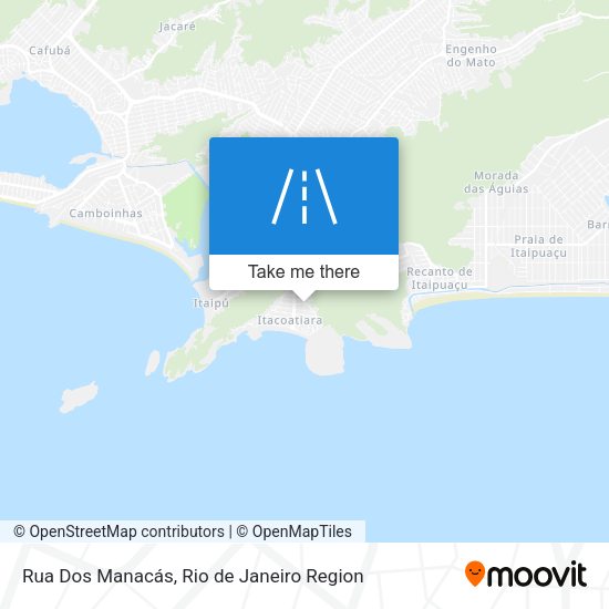 Rua Dos Manacás map