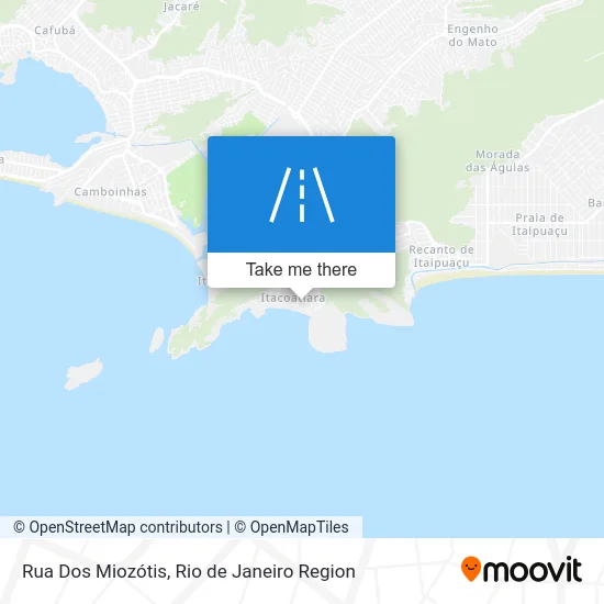 Rua Dos Miozótis map