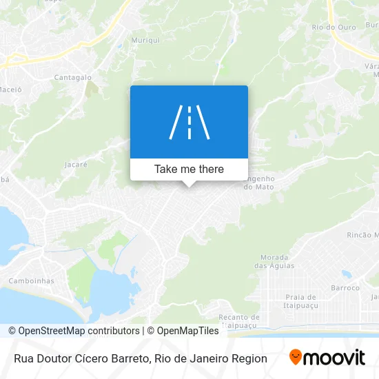 Rua Doutor Cícero Barreto map