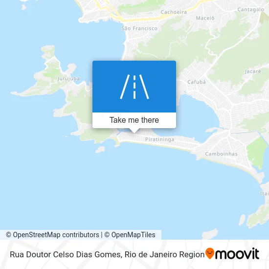 Rua Doutor Celso Dias Gomes map