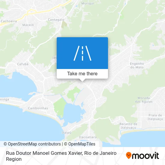 Rua Doutor Manoel Gomes Xavier map