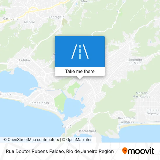 Rua Doutor Rubens Falcao map