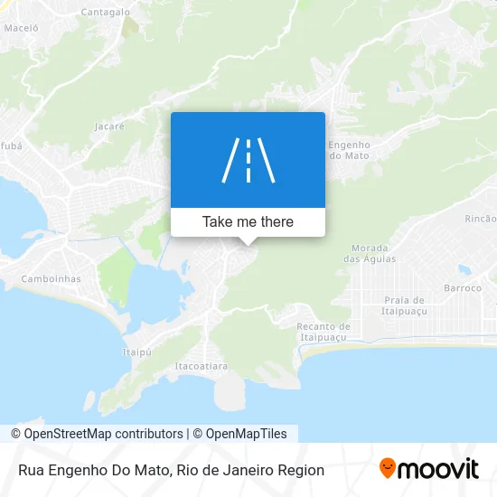 Rua Engenho Do Mato map