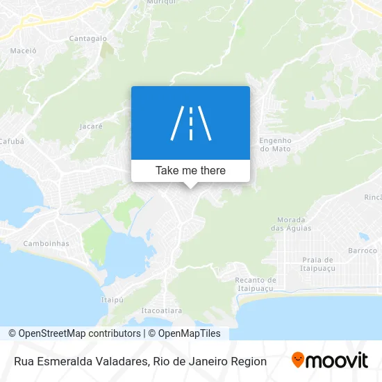 Rua Esmeralda Valadares map