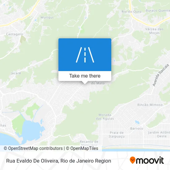 Rua Evaldo De Oliveira map
