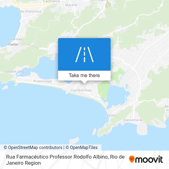Rua Farmacêutico Professor Rodolfo Albino map
