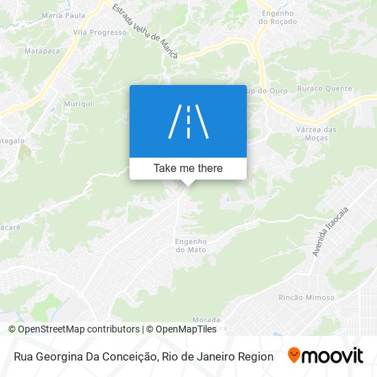 Mapa Rua Georgina Da Conceição