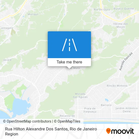 Rua Hilton Alexandre Dos Santos map