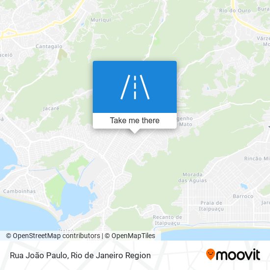 Mapa Rua João Paulo