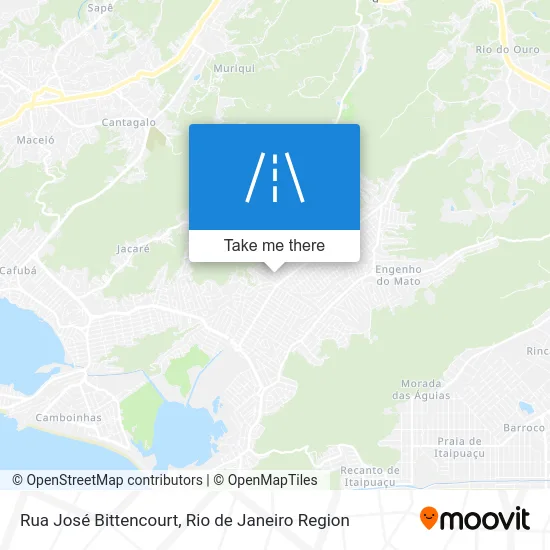Rua José Bittencourt map