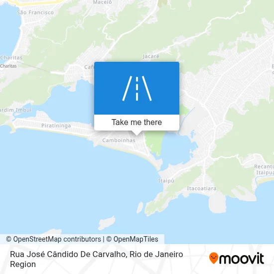 Rua José Cândido De Carvalho map