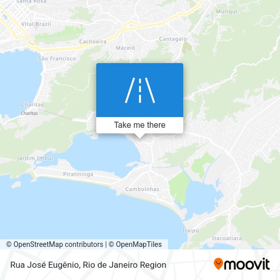 Rua José Eugênio map