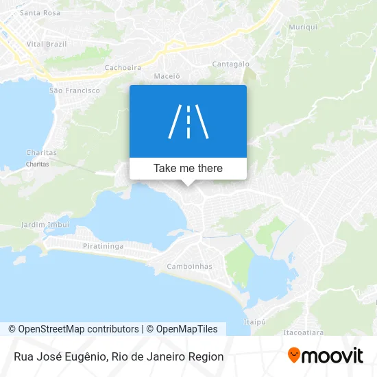 Rua José Eugênio map
