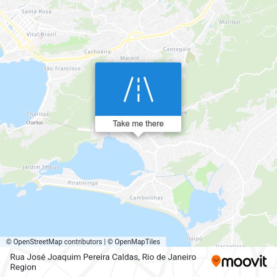 Rua José Joaquim Pereira Caldas map