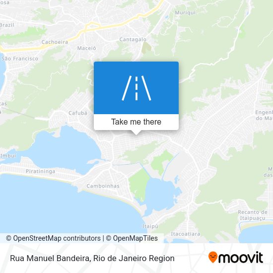 Rua Manuel Bandeira map
