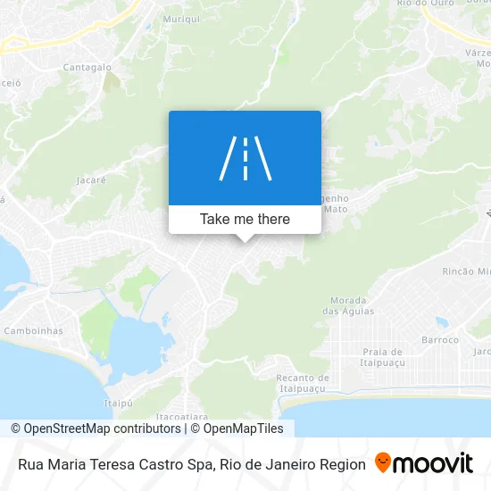 Rua Maria Teresa Castro Spa map