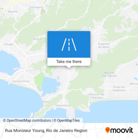 Rua Monsieur Young map