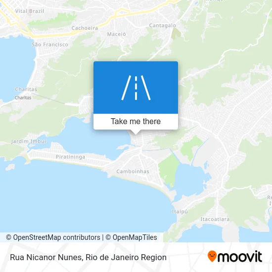 Rua Nicanor Nunes map