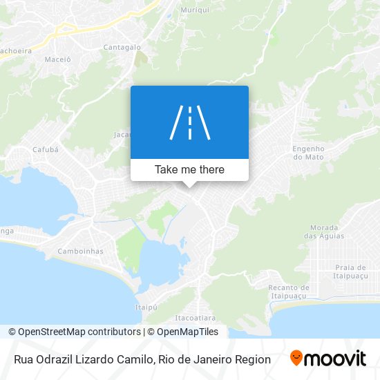 Rua Odrazil Lizardo Camilo map