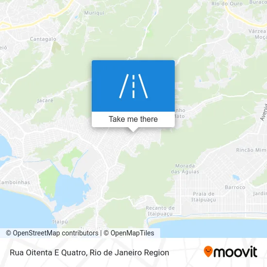 Rua Oitenta E Quatro map