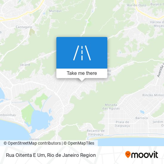 Mapa Rua Oitenta E Um