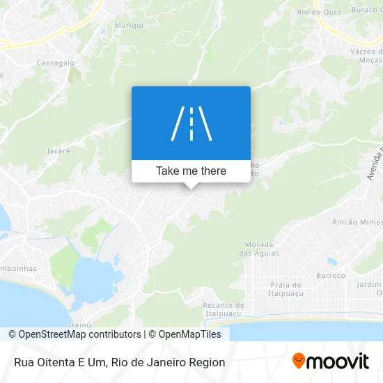 Rua Oitenta E Um map