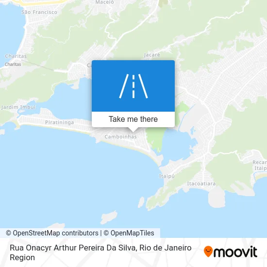 Rua Onacyr Arthur Pereira Da Silva map