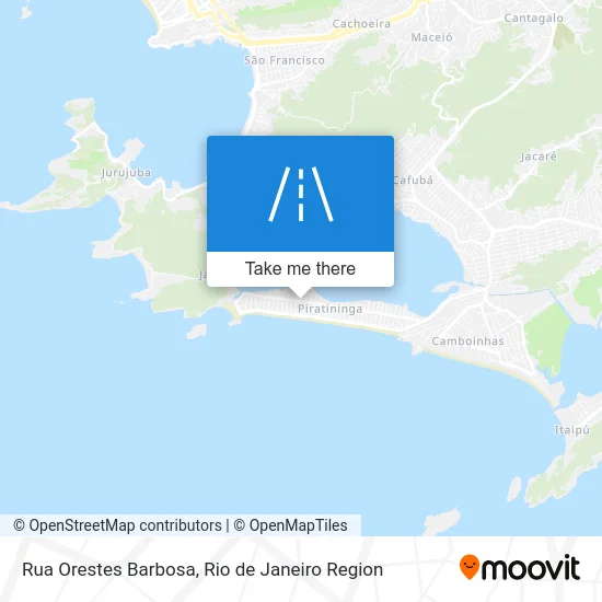 Rua Orestes Barbosa map