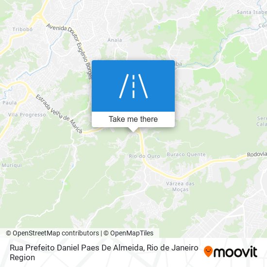 Rua Prefeito Daniel Paes De Almeida map