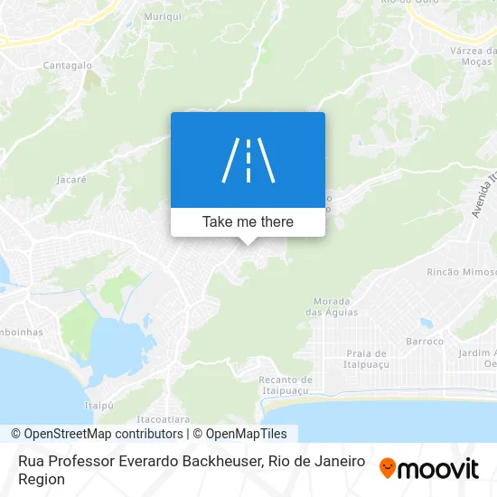 Rua Professor Everardo Backheuser map