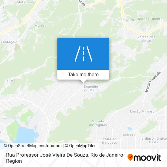 Rua Professor José Vieira De Souza map