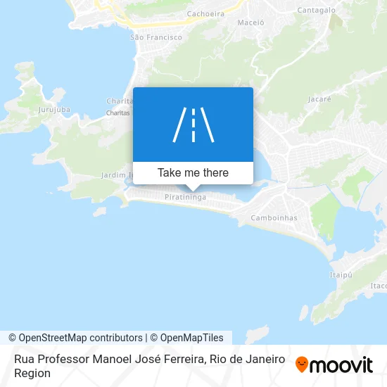 Rua Professor Manoel José Ferreira map