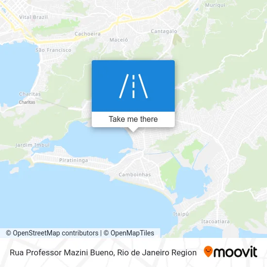 Rua Professor Mazini Bueno map